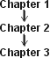 Chapters with one-way serial links