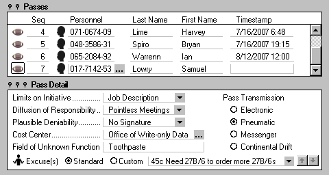 Passes (table layout) with pass overflow that includes page layout excuses region.