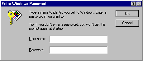 'Enter Windows Password'
